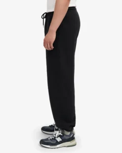 Organic Relaxed Sweatpants - Deep Black