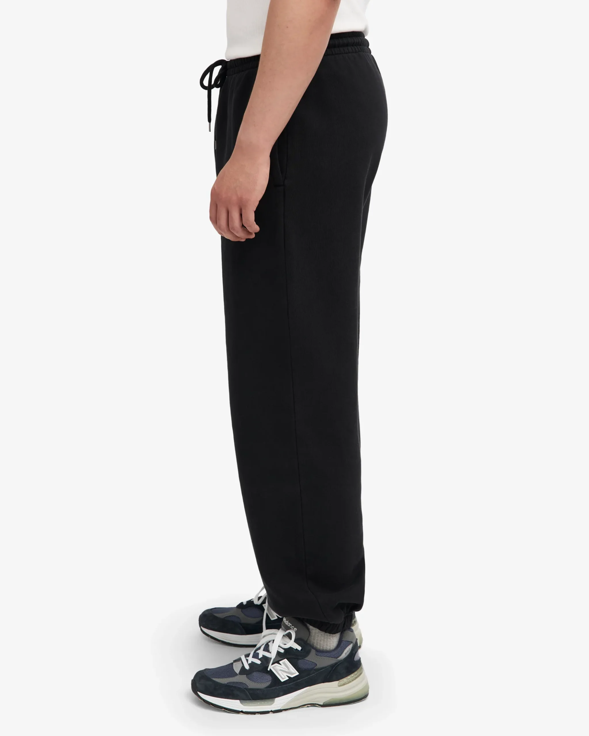 Organic Relaxed Sweatpants - Deep Black