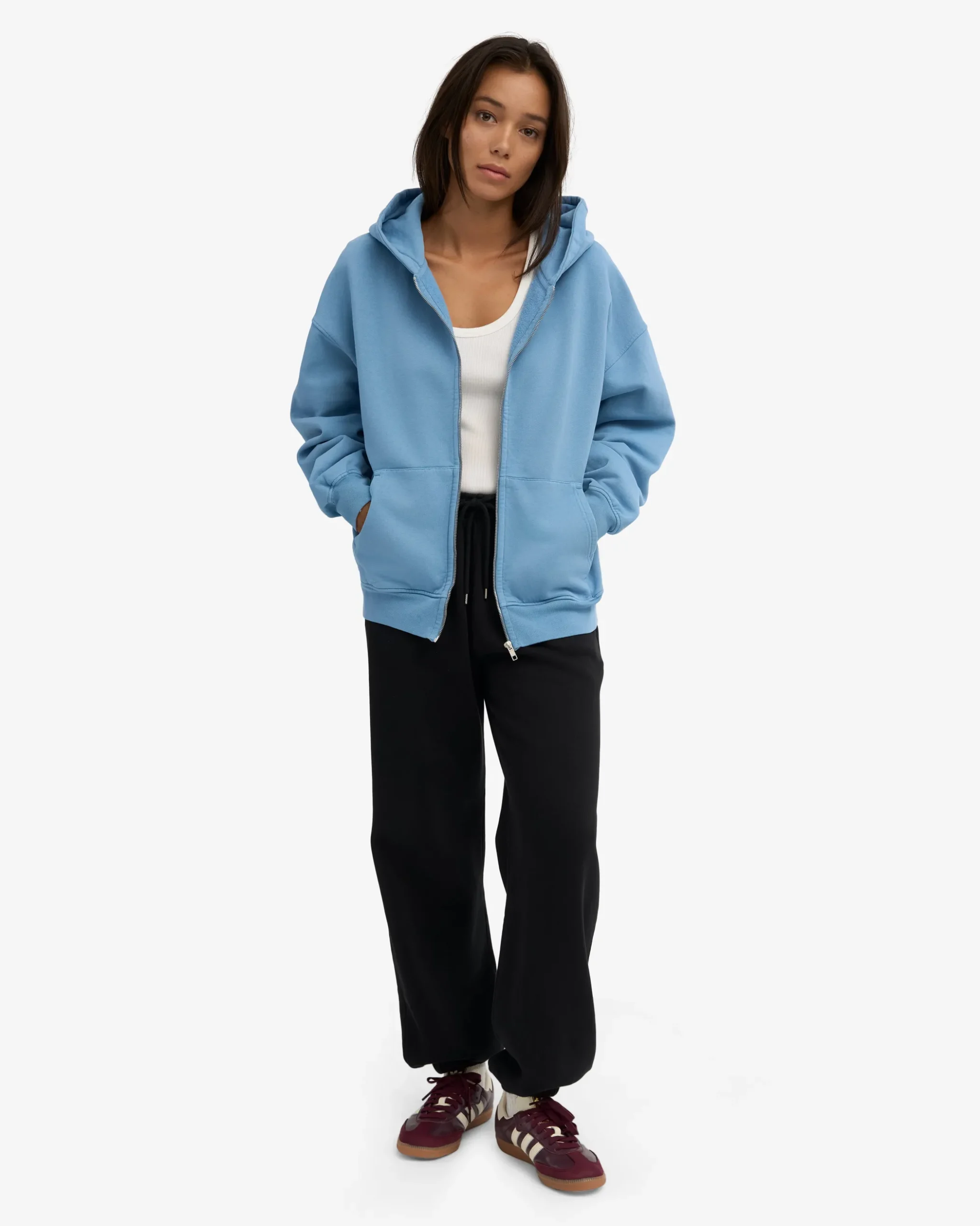 Organic Relaxed Sweatpants - Deep Black