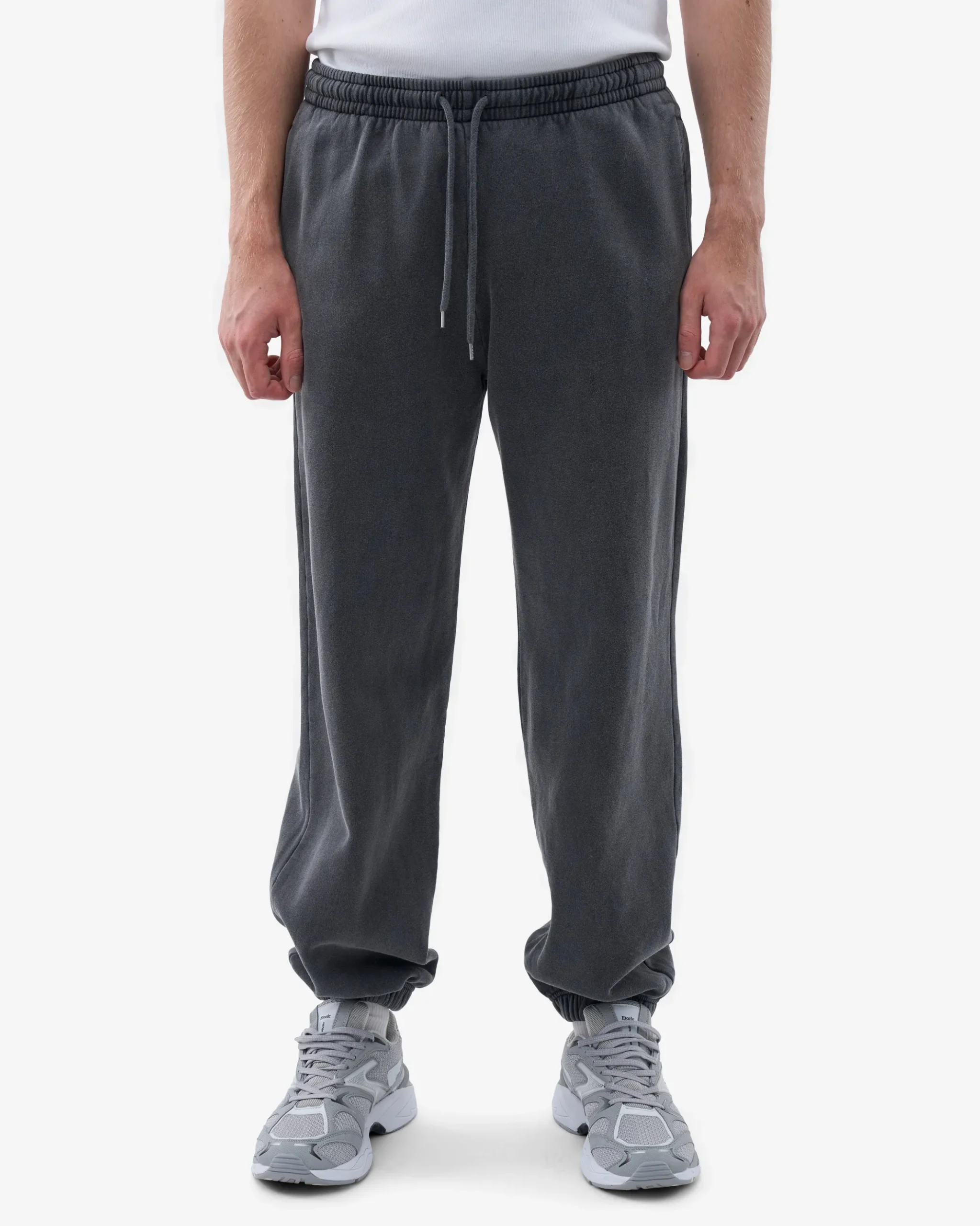 Organic Relaxed Sweatpants - Faded Black