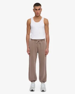 Organic Relaxed Sweatpants - Faded Khaki