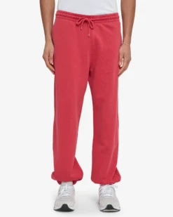 Organic Relaxed Sweatpants - Faded Red