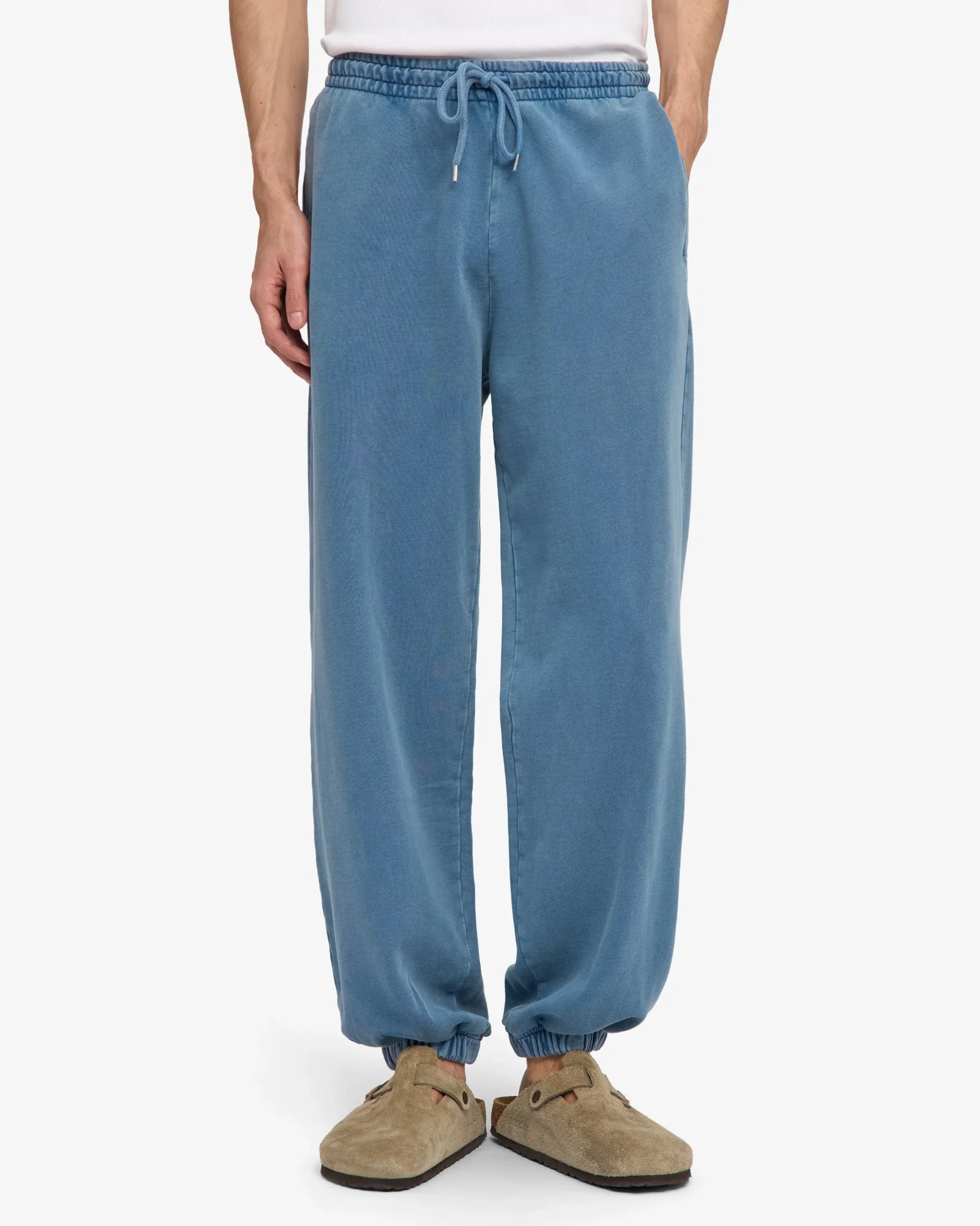 Organic Relaxed Sweatpants - Faded Indigo