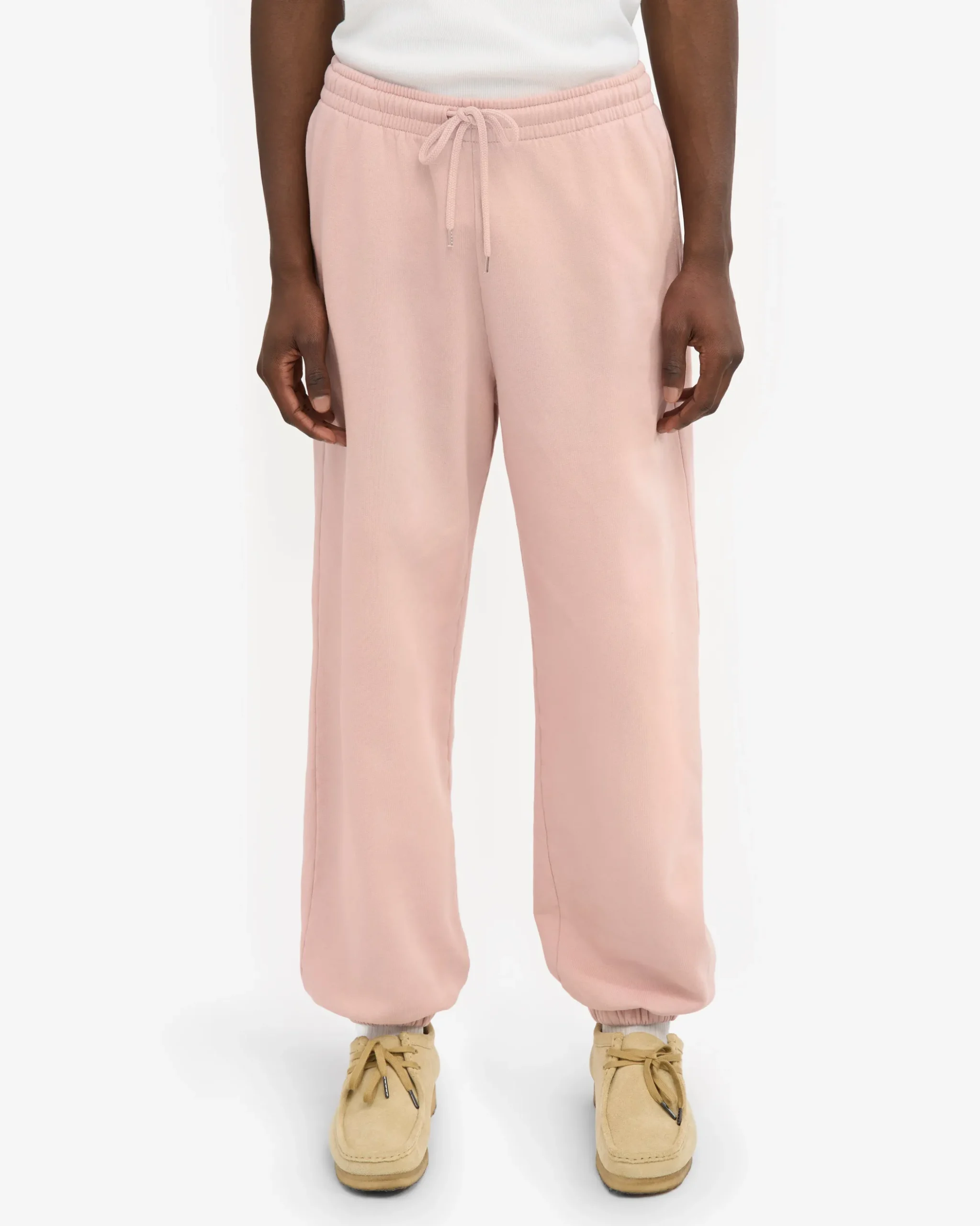 Organic Relaxed Sweatpants - Faded Pink