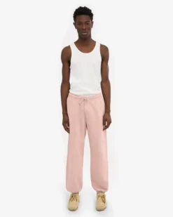 Organic Relaxed Sweatpants - Faded Pink
