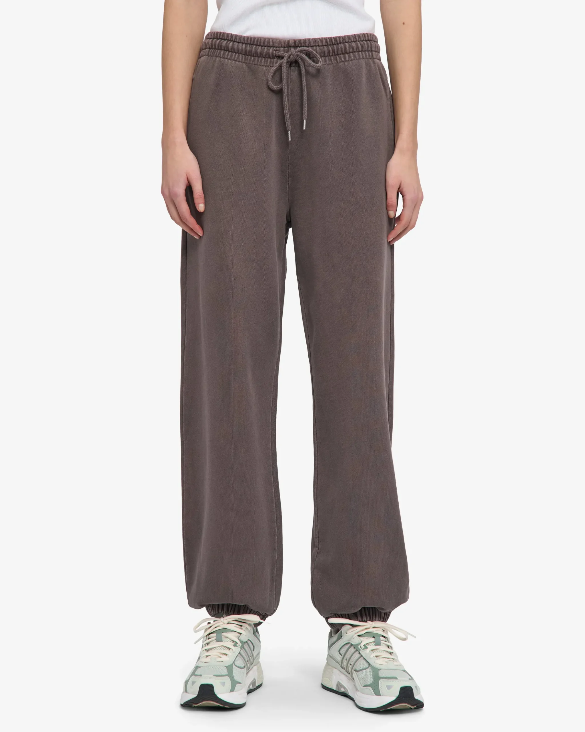 Organic Relaxed Sweatpants - Faded Mud