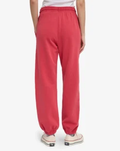 Organic Relaxed Sweatpants - Faded Red