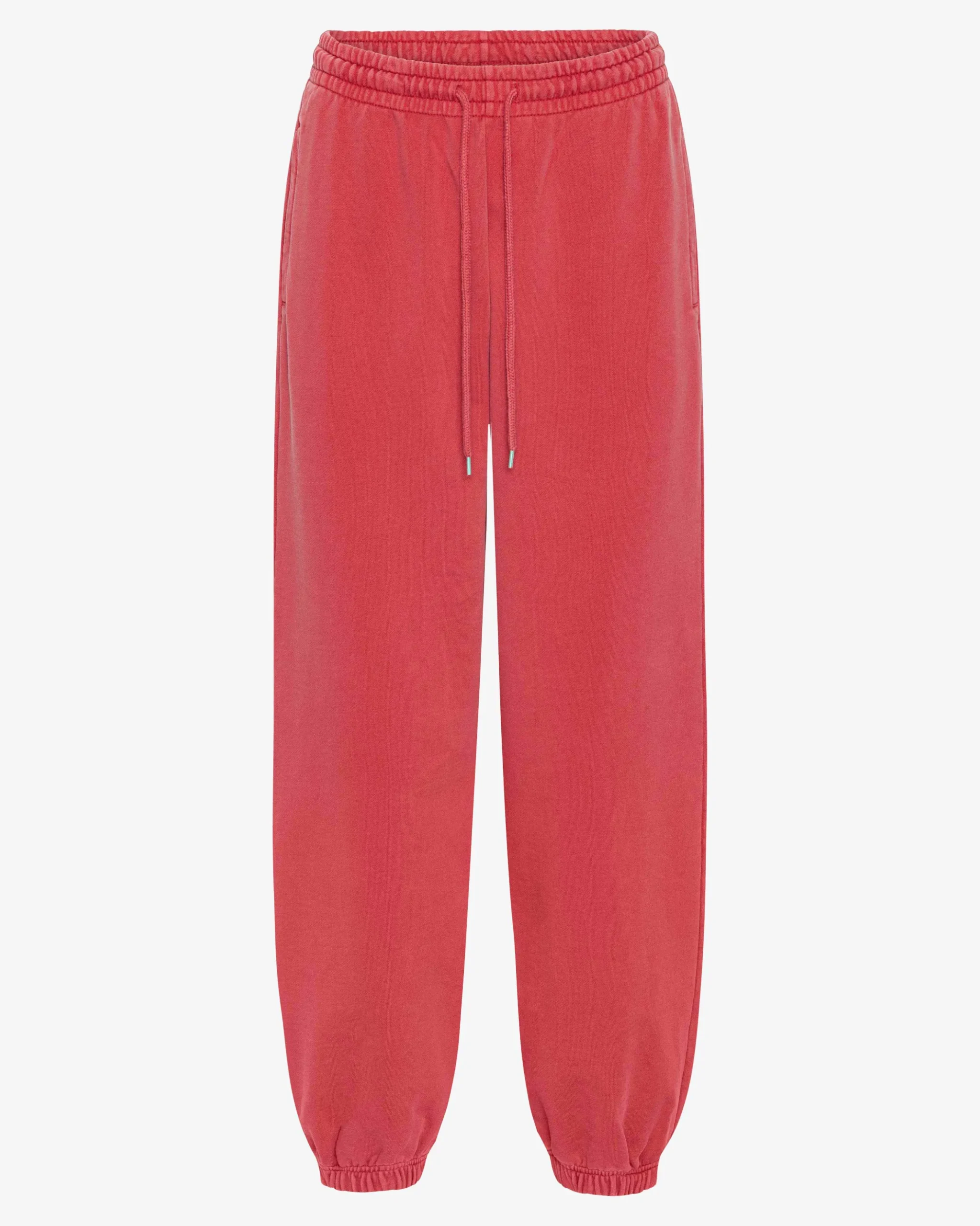 Organic Relaxed Sweatpants - Faded Red
