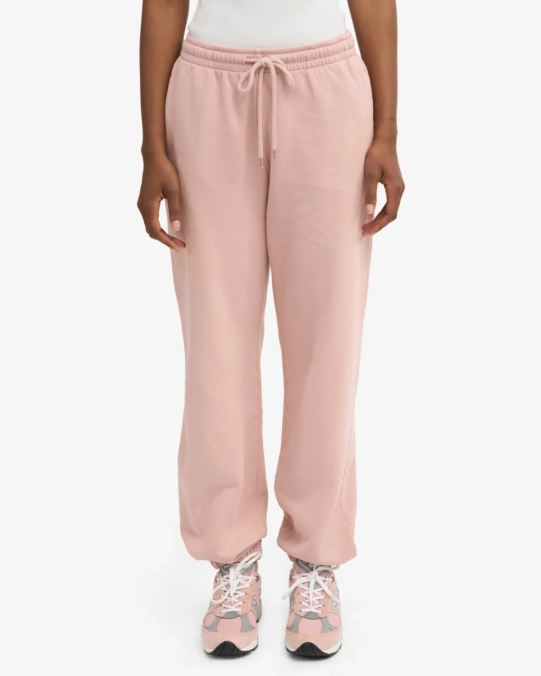 Organic Relaxed Sweatpants - Faded Pink