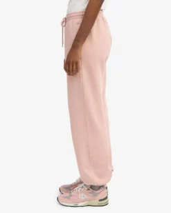 Organic Relaxed Sweatpants - Faded Pink