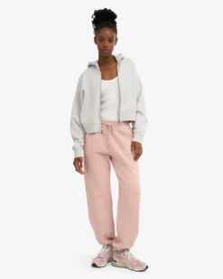 Organic Relaxed Sweatpants - Faded Pink