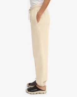 Organic Relaxed Sweatpants - Ivory White