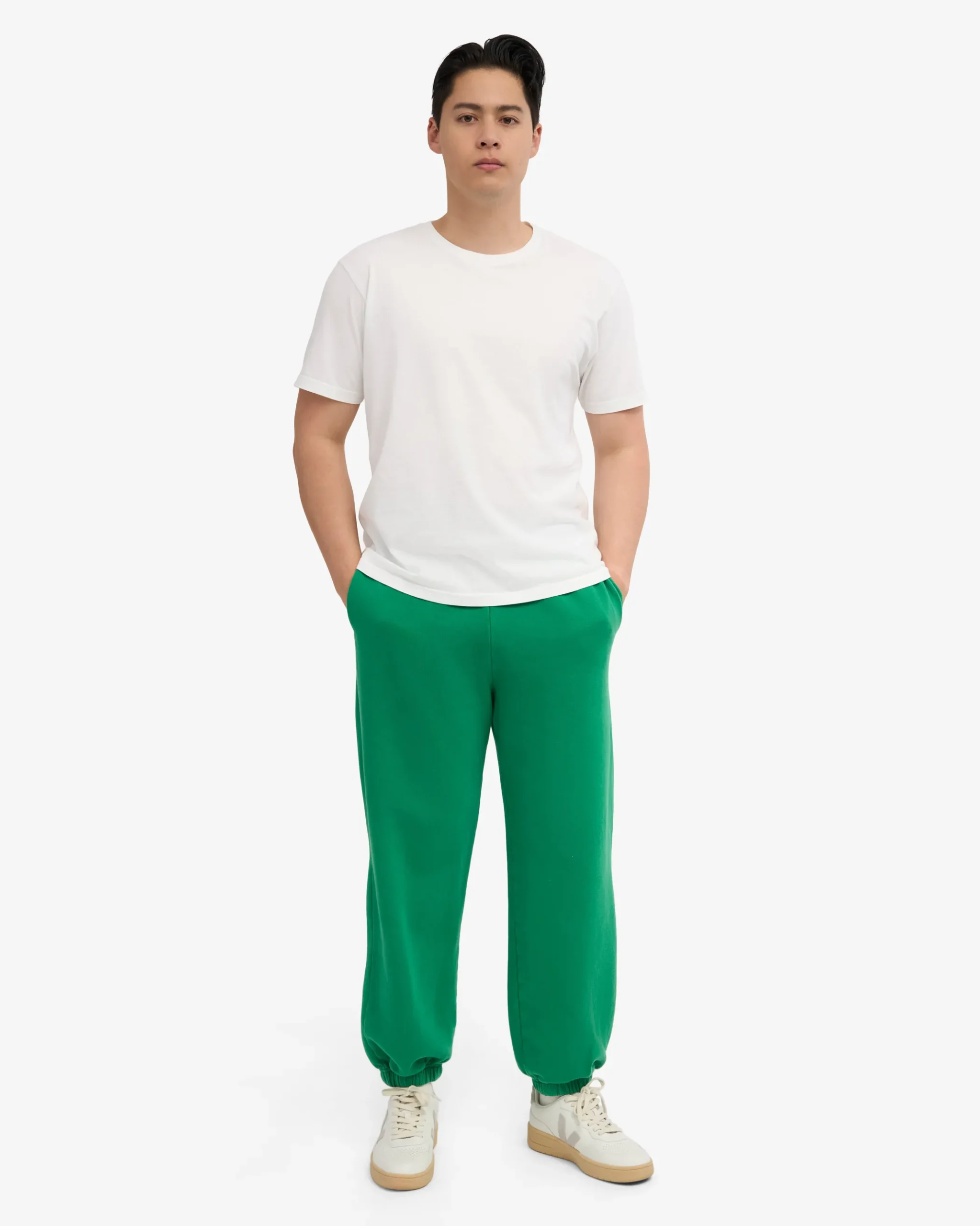 Organic Relaxed Sweatpants - Kelly Green