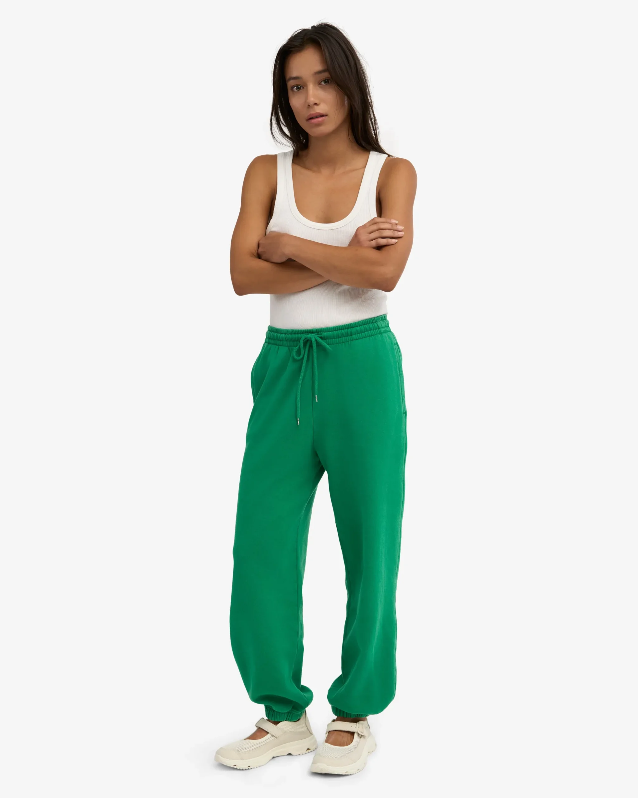 Organic Relaxed Sweatpants - Kelly Green