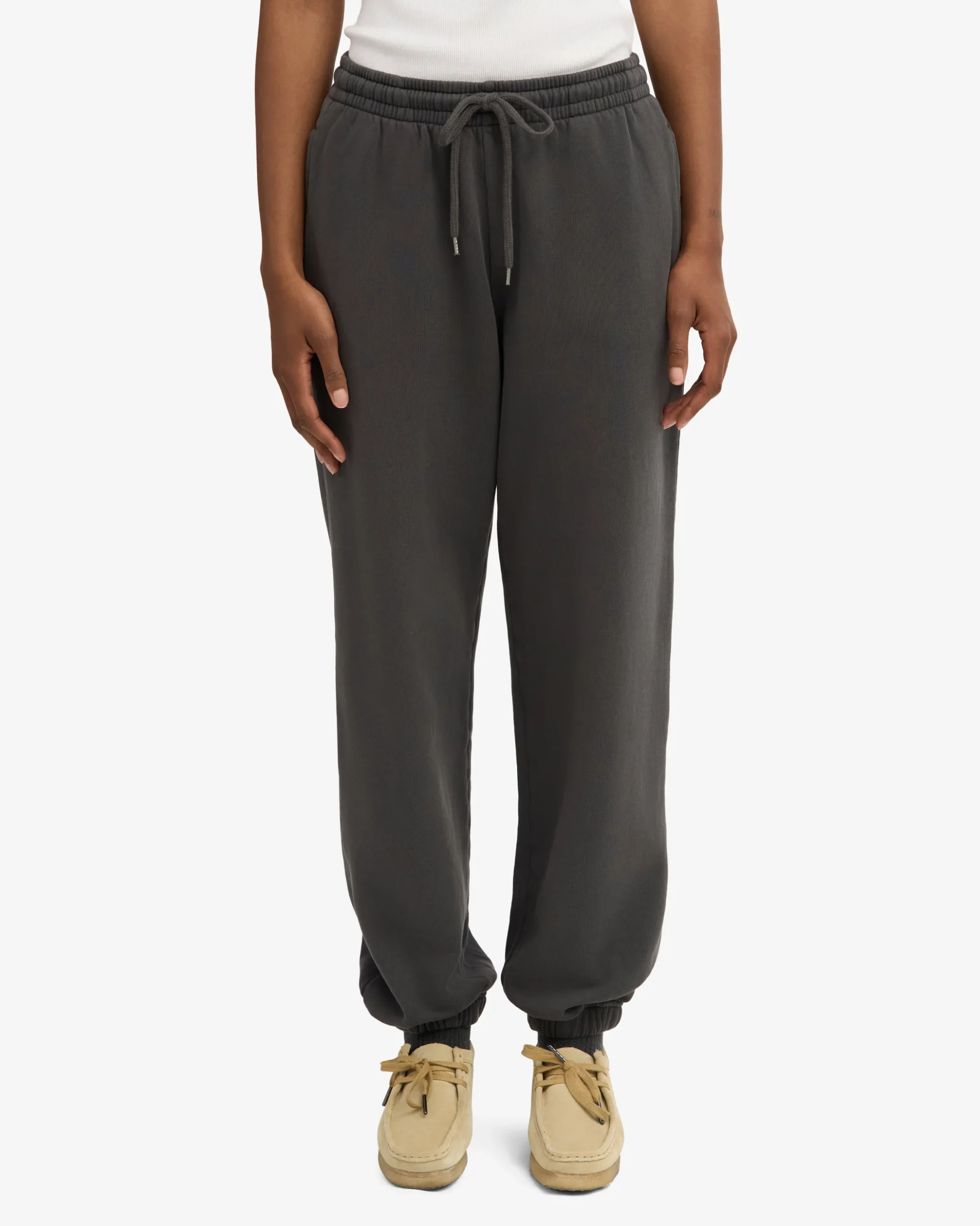 Organic Relaxed Sweatpants - Lava Grey