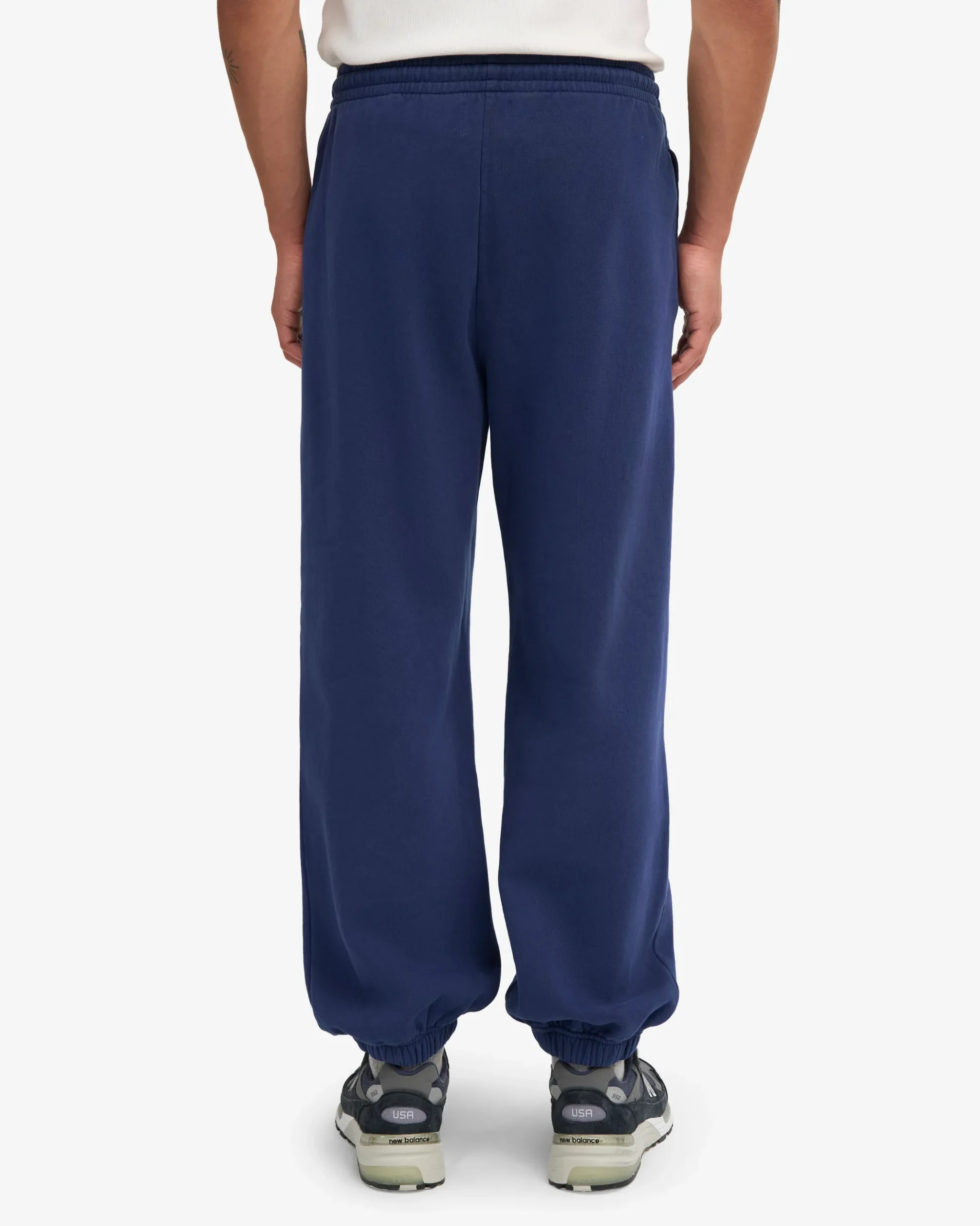 Organic Relaxed Sweatpants - Marine Blue