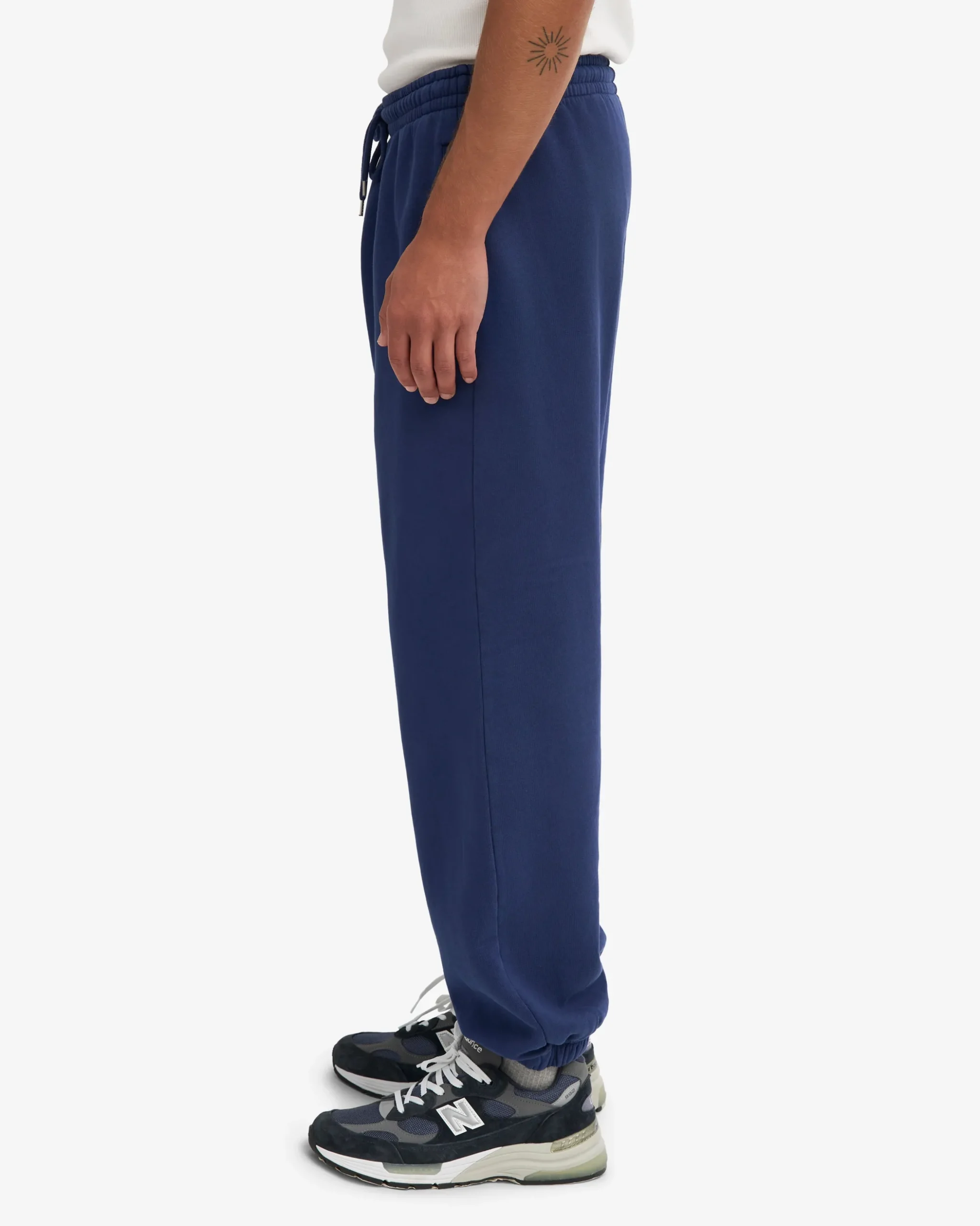 Organic Relaxed Sweatpants - Marine Blue