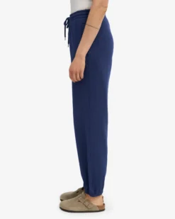 Organic Relaxed Sweatpants - Marine Blue