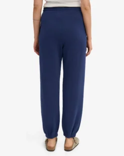 Organic Relaxed Sweatpants - Marine Blue