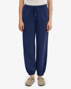 Organic Relaxed Sweatpants - Marine Blue