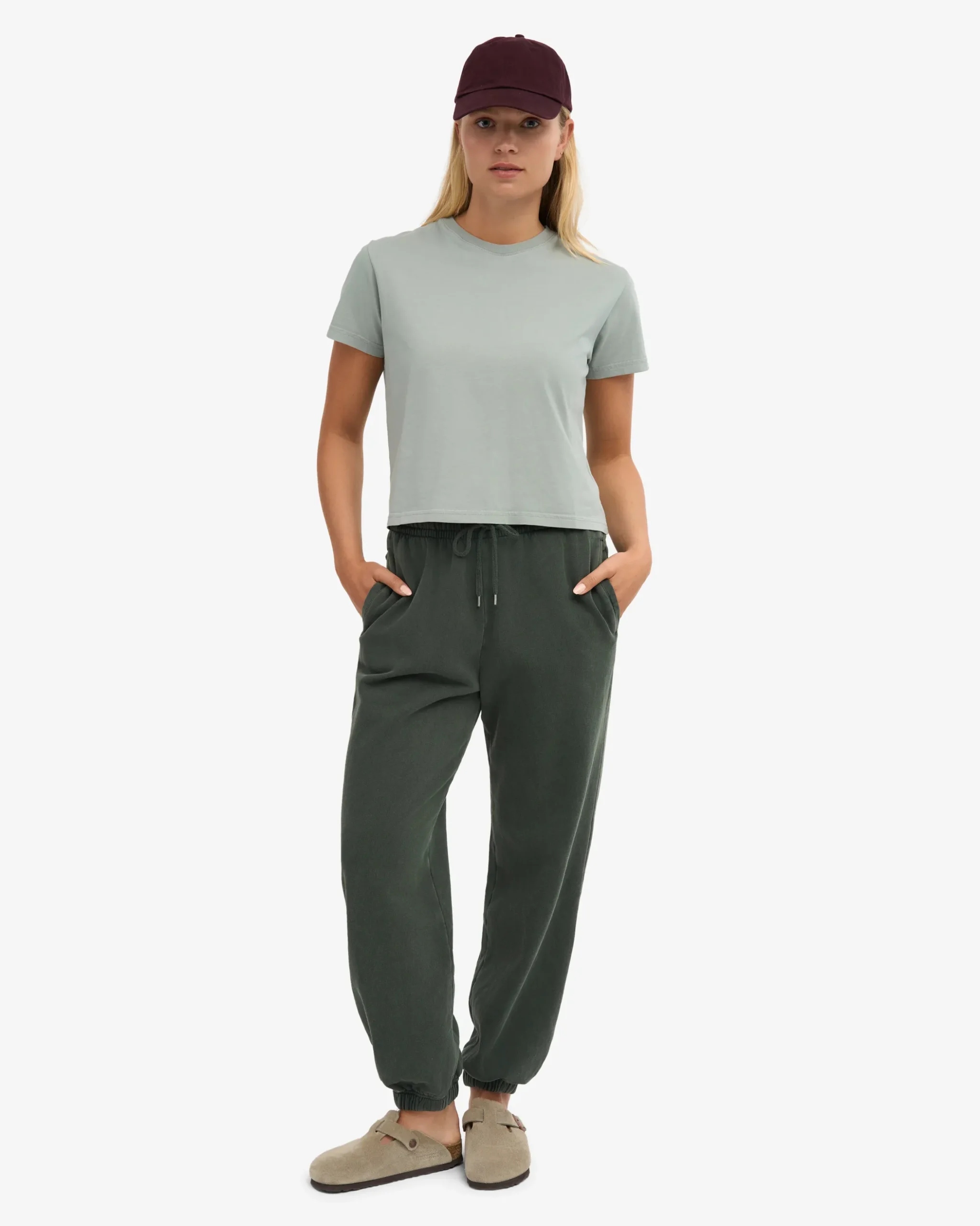 Organic Relaxed Sweatpants - Midnight Forest