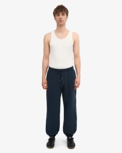 Organic Relaxed Sweatpants - Navy Blue