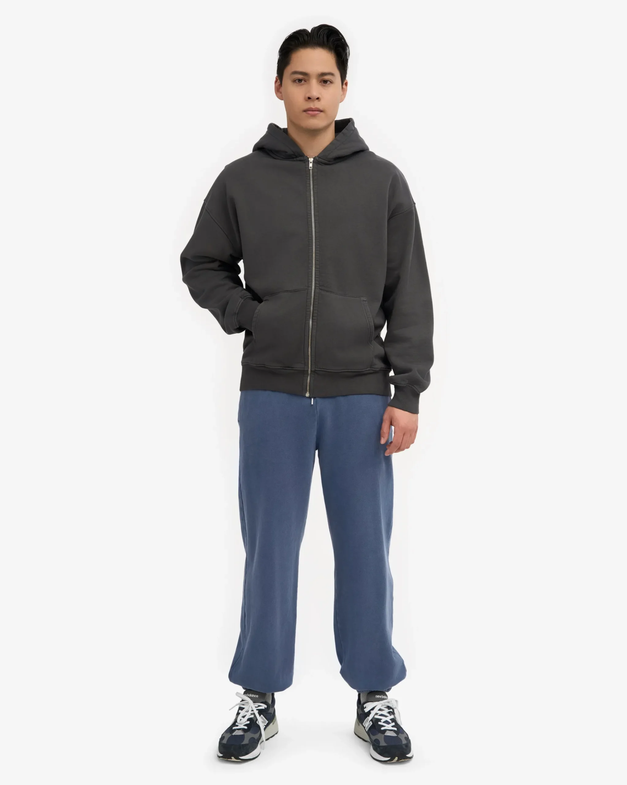 Organic Relaxed Sweatpants - Neptune Blue