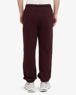 Organic Relaxed Sweatpants - Oxblood Red