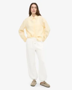 Organic Relaxed Sweatpants - Optical White