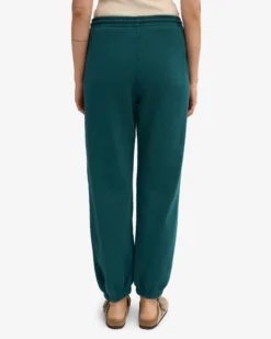 Organic Relaxed Sweatpants - Ocean Green
