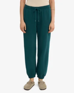 Organic Relaxed Sweatpants - Ocean Green