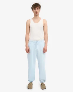 Organic Relaxed Sweatpants - Polar Blue