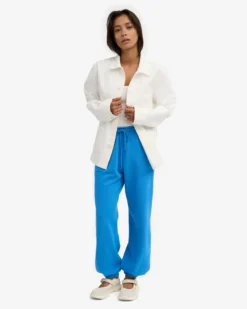 Organic Relaxed Sweatpants - Pacific Blue
