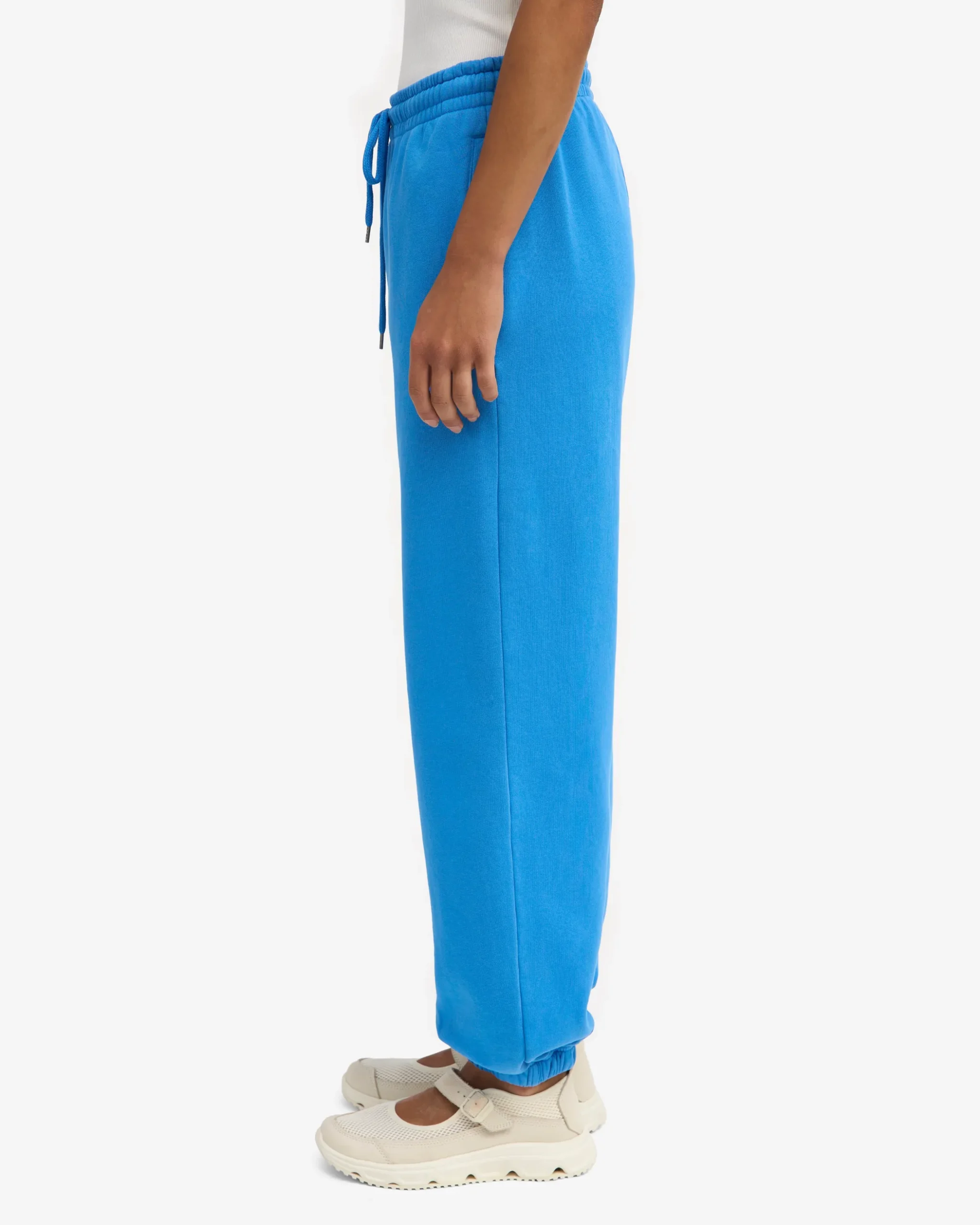 Organic Relaxed Sweatpants - Pacific Blue