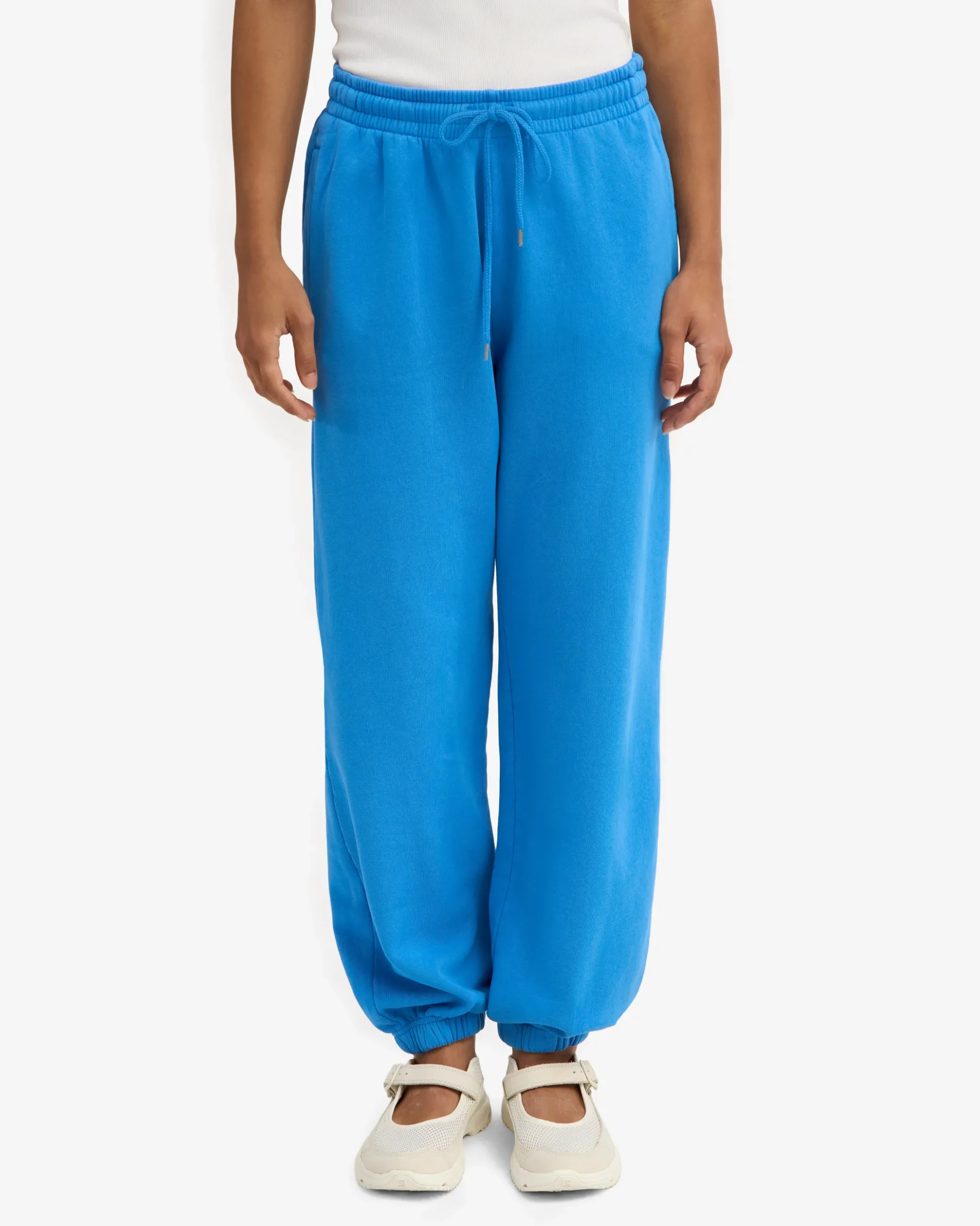 Organic Relaxed Sweatpants - Pacific Blue