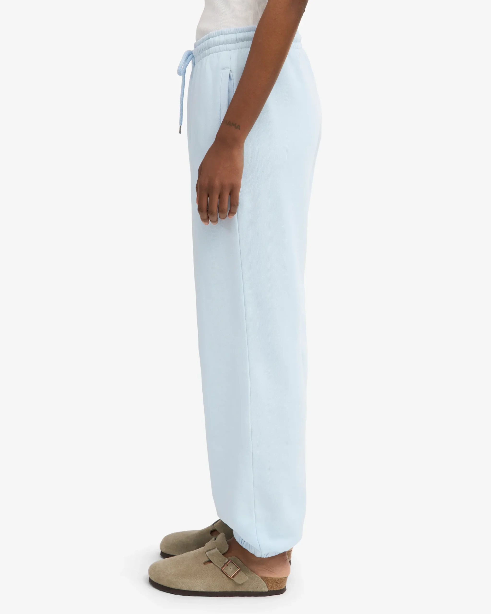 Organic Relaxed Sweatpants - Polar Blue