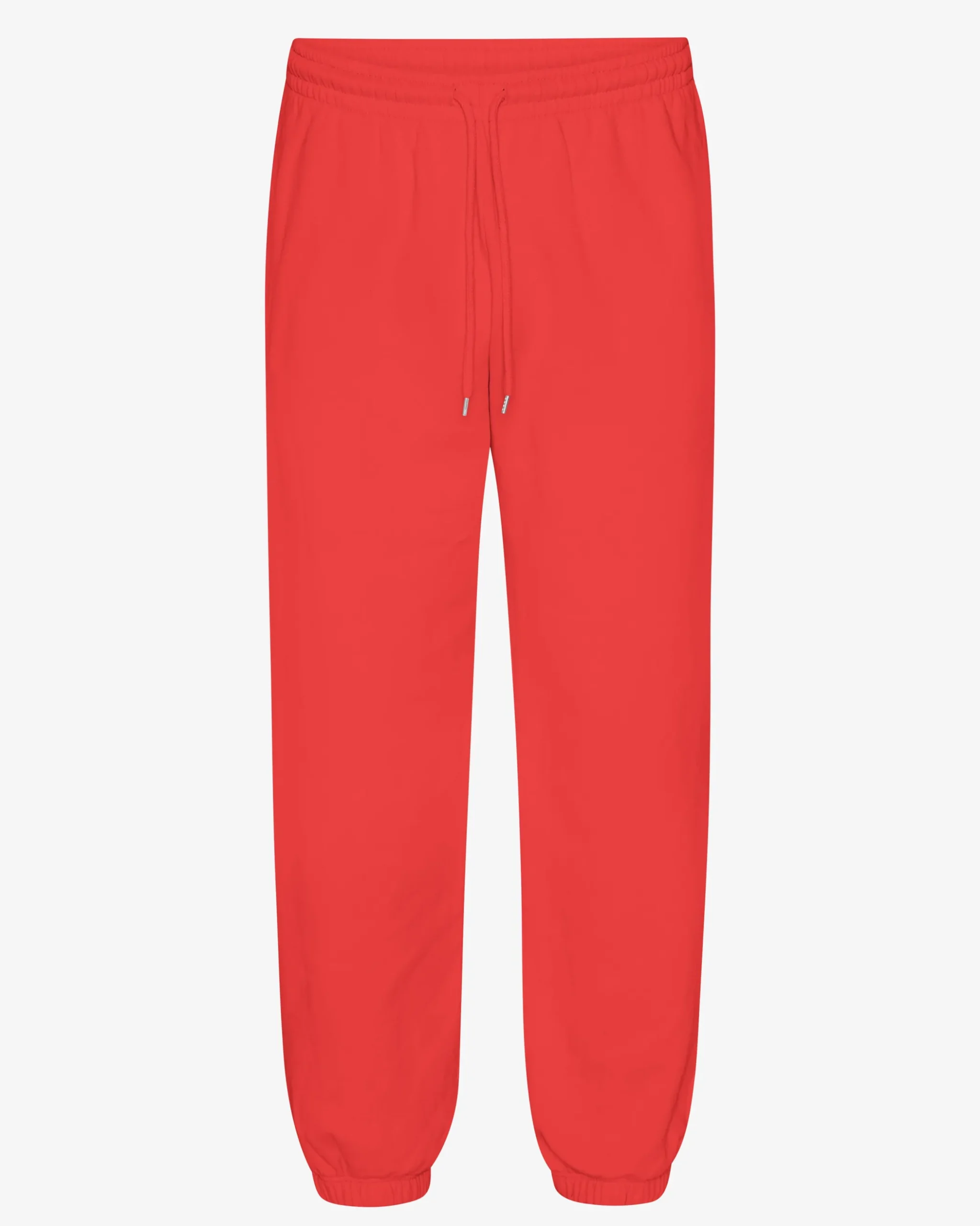 Organic Relaxed Sweatpants - Red Tangerine