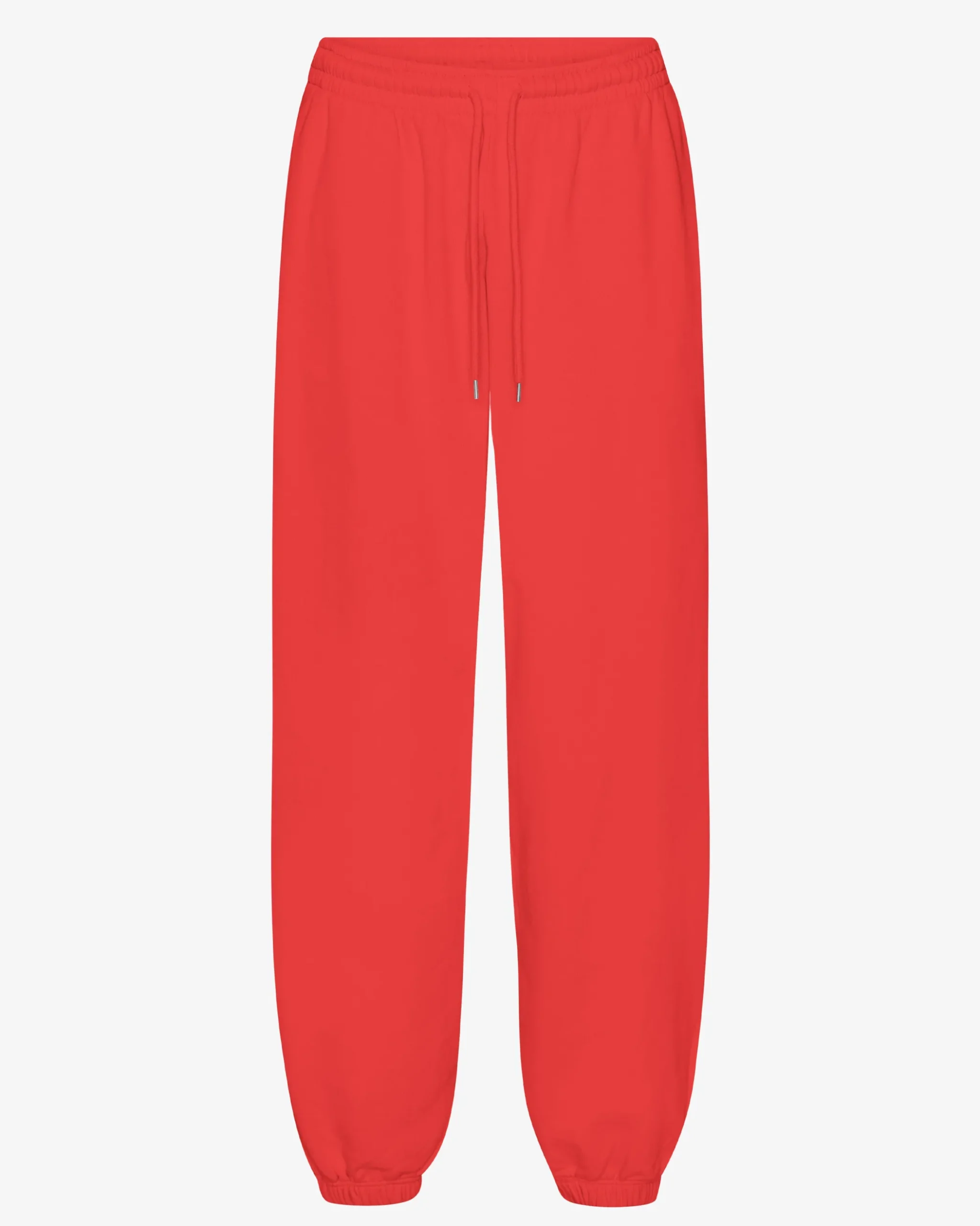 Organic Relaxed Sweatpants - Red Tangerine