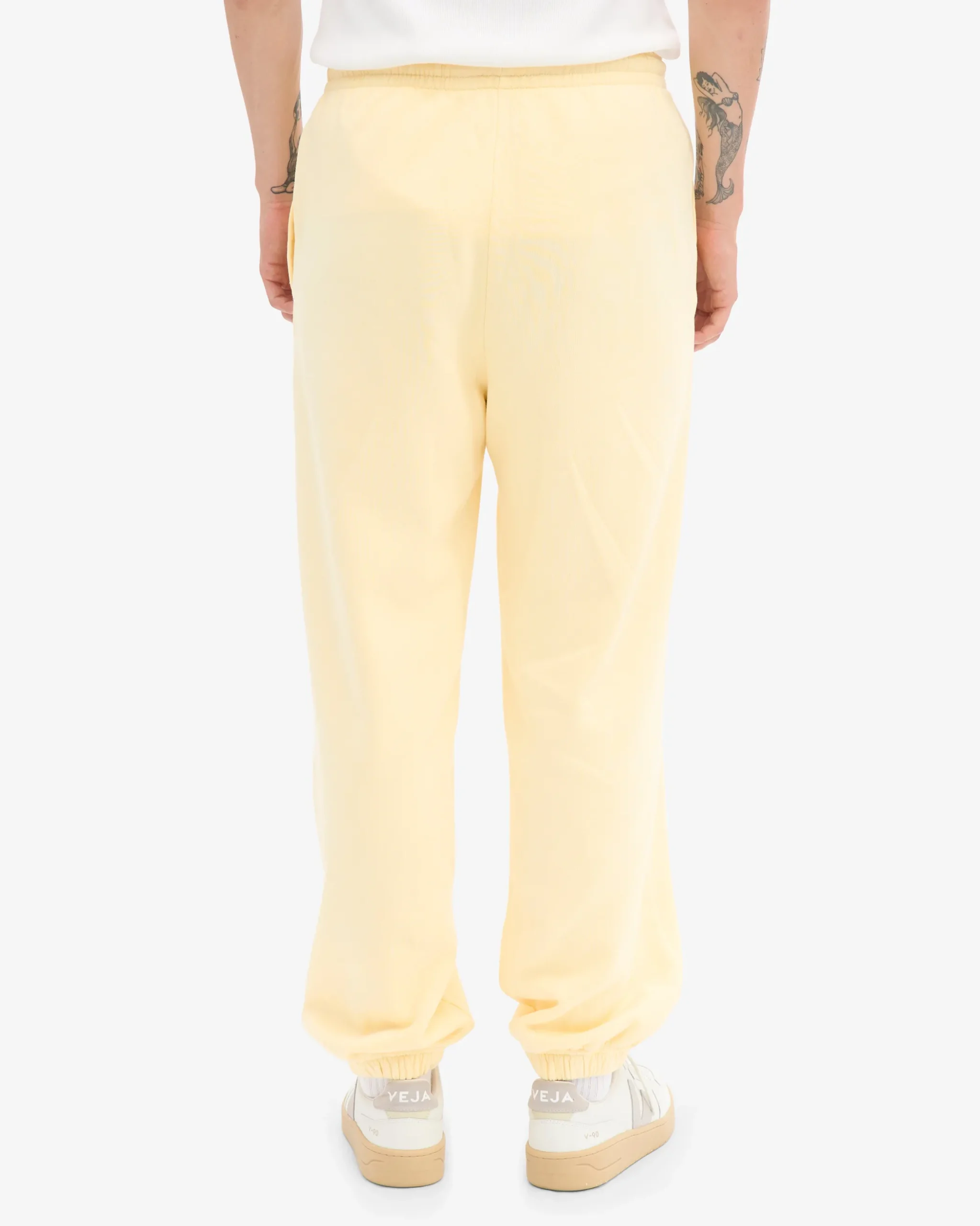 Organic Relaxed Sweatpants - Soft Yellow