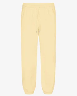 Organic Relaxed Sweatpants - Soft Yellow