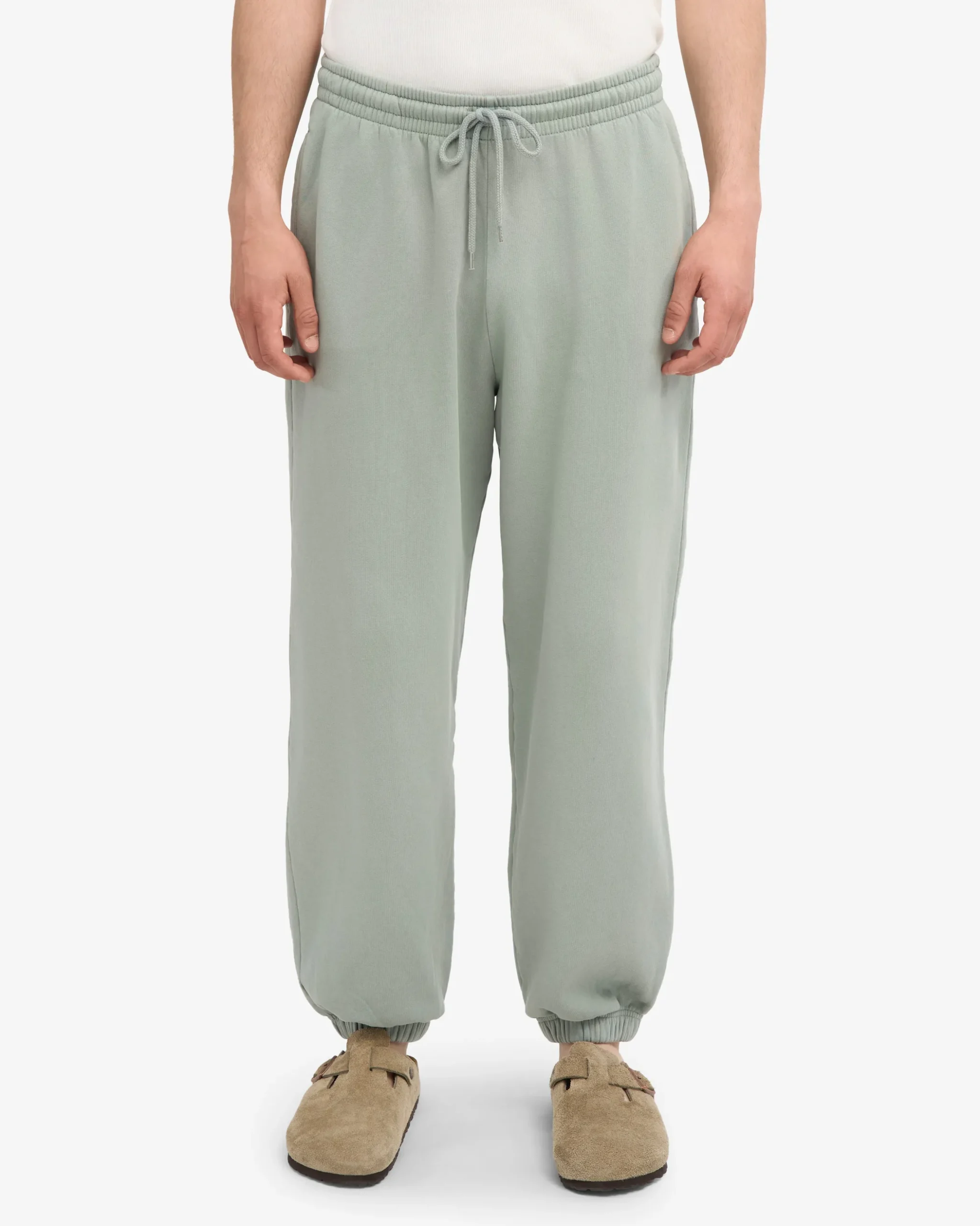 Organic Relaxed Sweatpants - Steel Blue