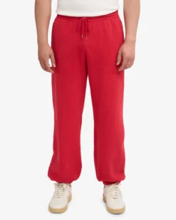 Organic Relaxed Sweatpants - Scarlet Red