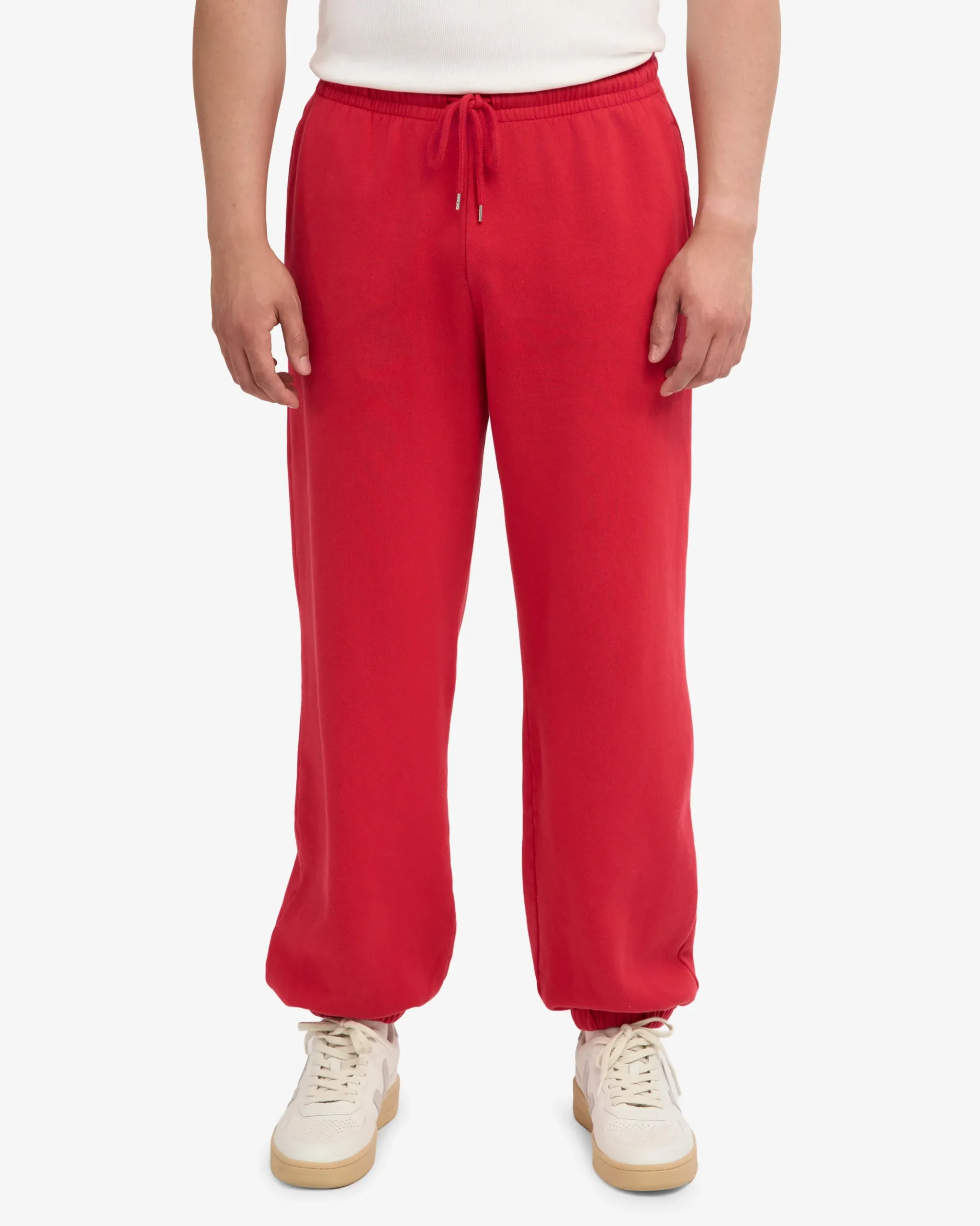 Organic Relaxed Sweatpants - Scarlet Red