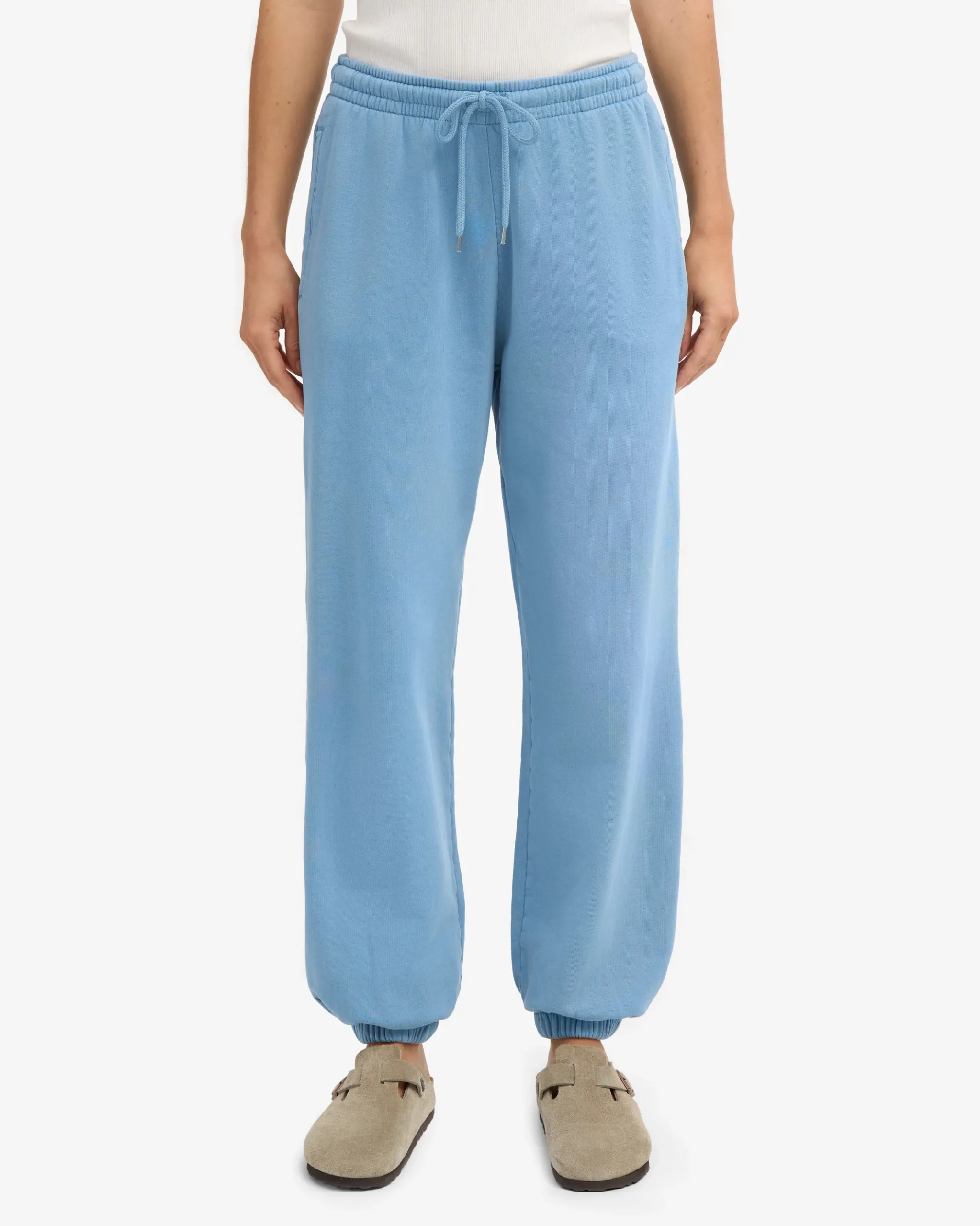Organic Relaxed Sweatpants - Seaside Blue