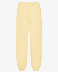 Organic Relaxed Sweatpants - Soft Yellow