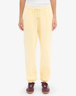 Organic Relaxed Sweatpants - Soft Yellow