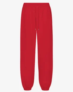 Organic Relaxed Sweatpants - Scarlet Red