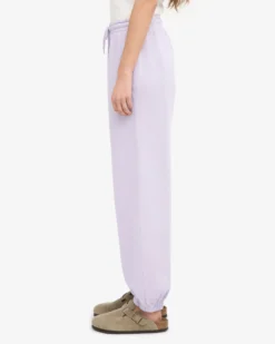 Organic Relaxed Sweatpants - Soft Lavender