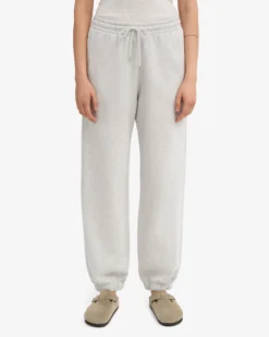 Organic Relaxed Sweatpants - Snow Melange