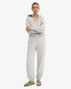 Organic Relaxed Sweatpants - Snow Melange